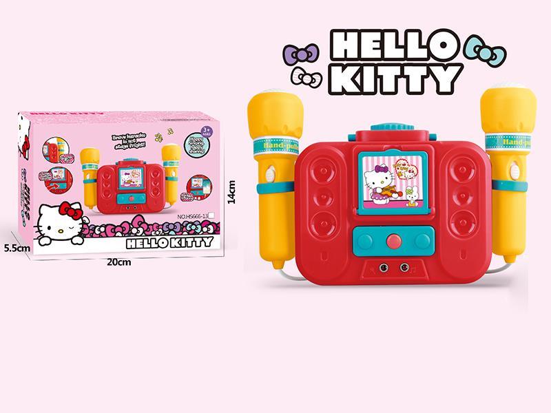 Hello Kitty Singing Machine Double Microphone Set