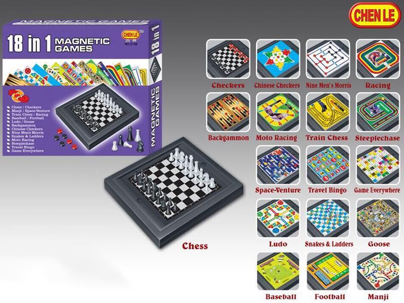 18-In-1 Magnetic Game