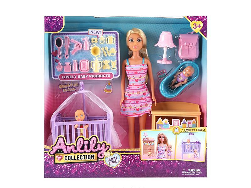 Anlili 11.5-inch Realistic Pregnant Doll