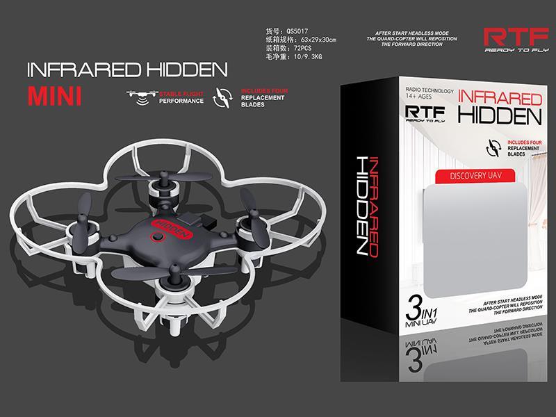 IR Remote Control Quadcopter With Gyro