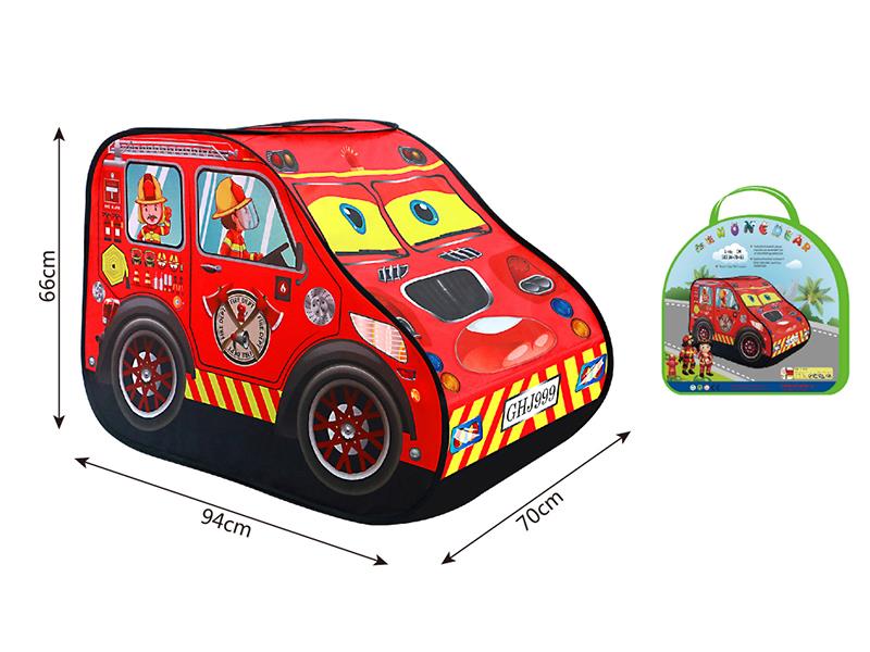 Small Fire Engine Shape Children Play Tent