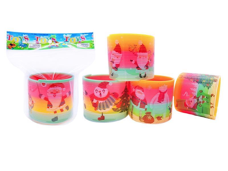 Santa Claus Rainbow Circle