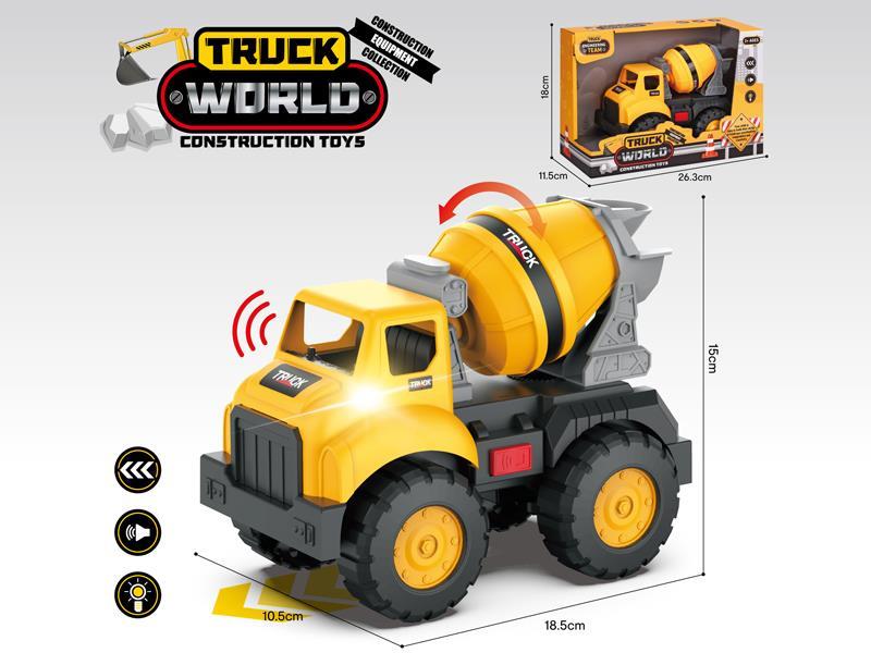 Friction Engineering Truck Mixer Truck With Sound And Light