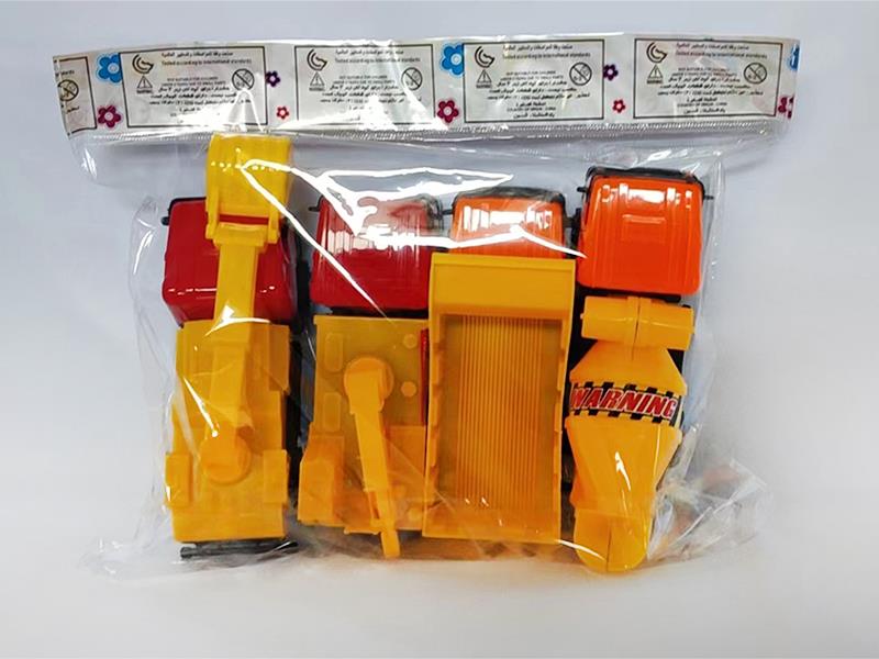 Pull Back Solid Color Engineering Truck