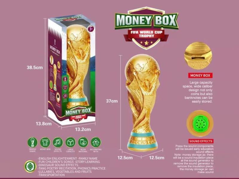 Bring The Music World Trophy Piggy Bank