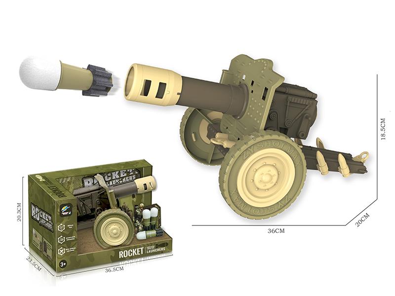 Cannon Launchers With 3 Bullets