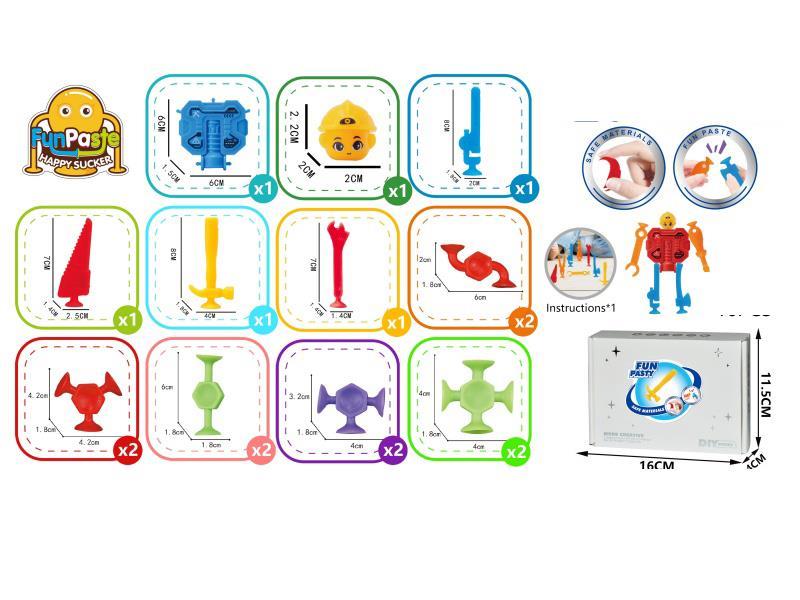 Tools + 16 Pieces Of Hexagonal Small Size