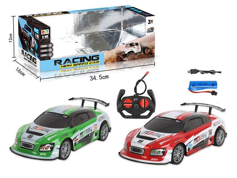 27Mhz 1:16 4-Channel Remote Control Racing Car With Lights