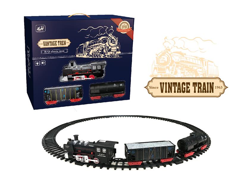 Retro Rail Train(Light + Sound)