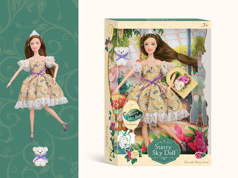 11.5 Inch 12-Joint Fashion Doll