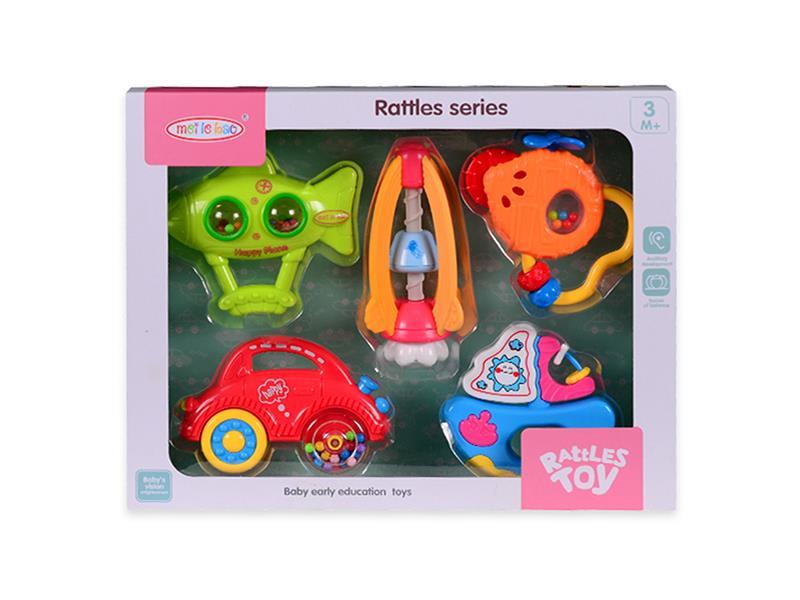 5 Baby Rattles