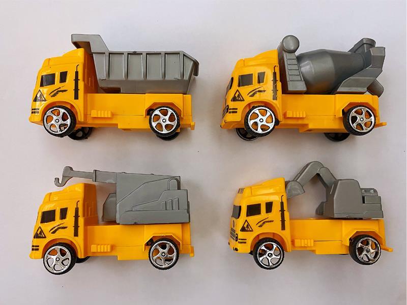 Pull Back Engineering Vehicle