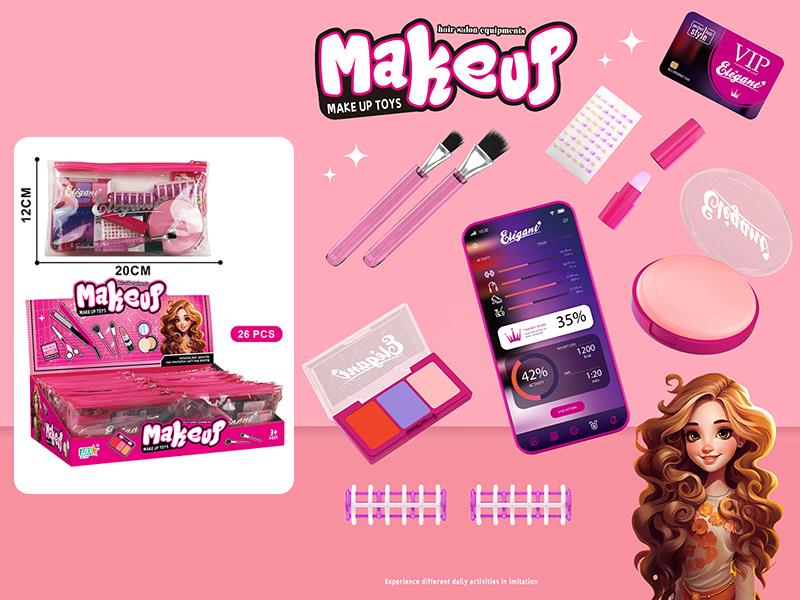 Hair Salon Equipments Make Up Toys Set 26pcs