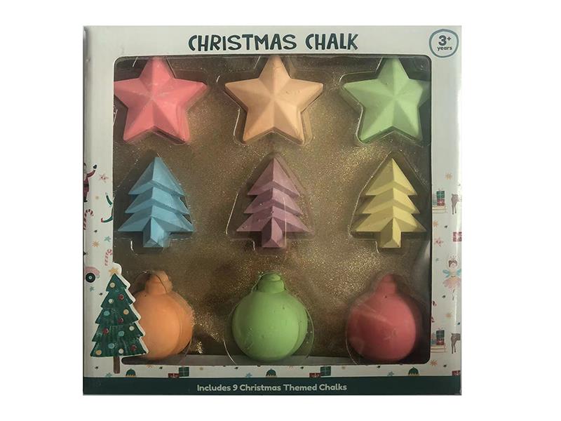 9 Christmas Themed Chalks