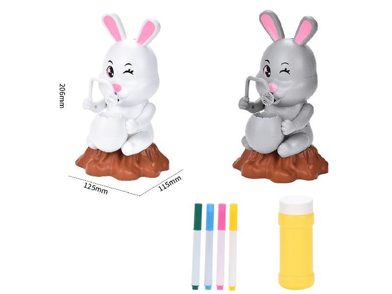 DIY Graffiti Electric Bubble Rabbit