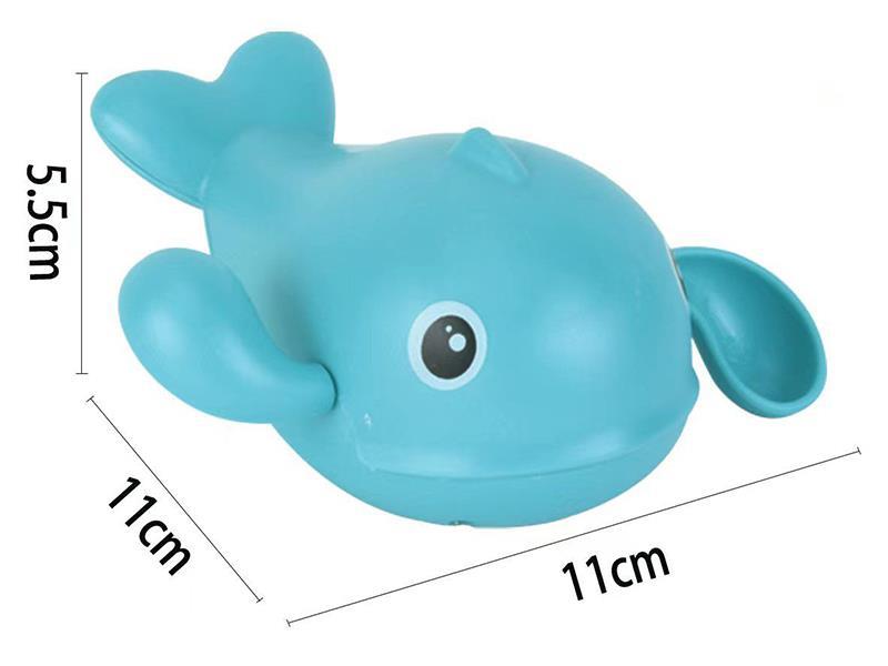 Wind Up Swimming Whale