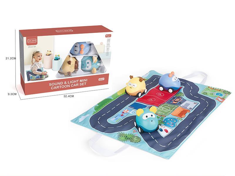 Friction Cartoon Car Set
