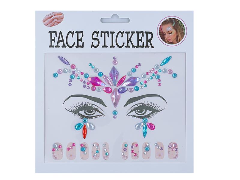 Face Crystal Stickers