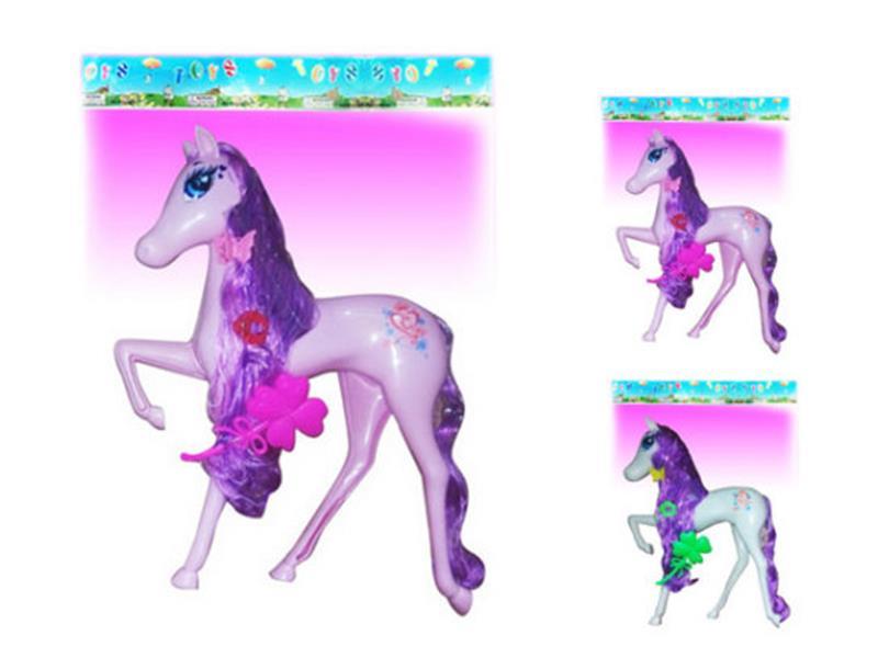 2) Horse With Accessories
