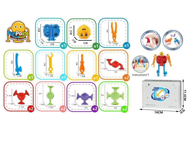 Tools + 16 Pieces Of Hexagonal Small Size