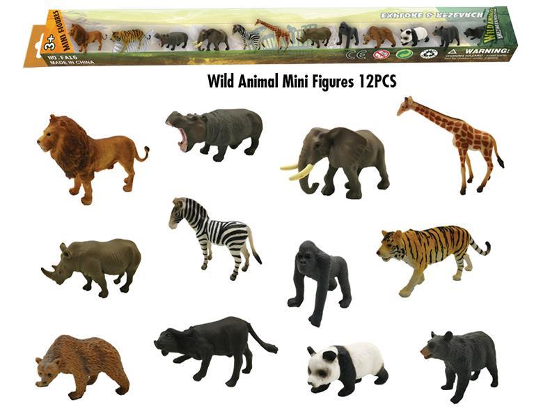 Wild Animal Models 12pcs