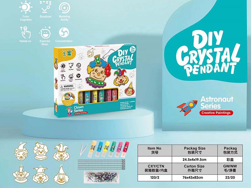 DIY Crystal Pendant(Clown Series)