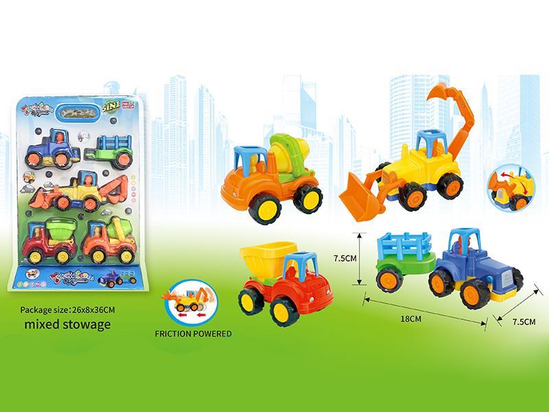 Friction Cartoon Car