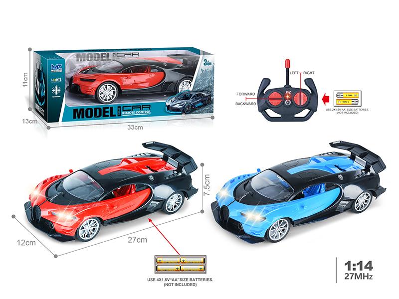 27Mhz 1:14 4-Channel Remote Control Bugatti Simulated Car With Lights(Not Included Batteries)