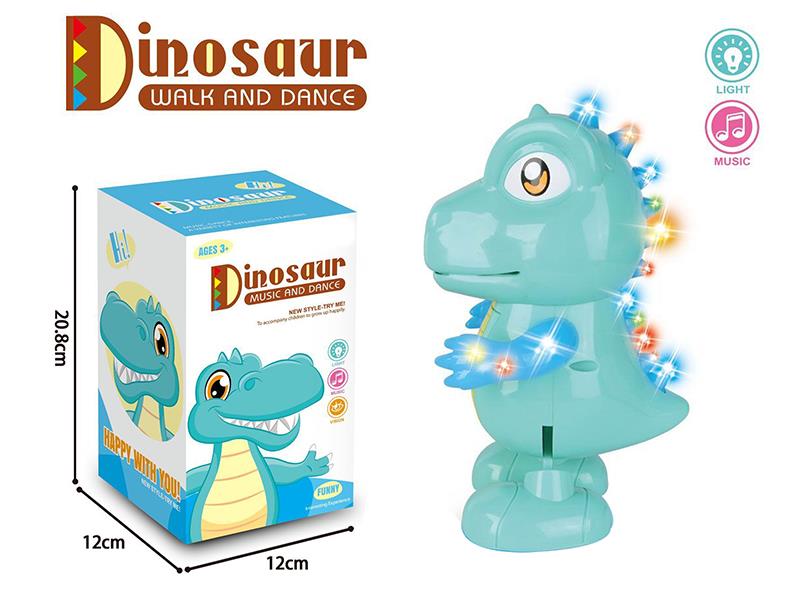 Walking And Dancing Dinosaur With Lights And Music