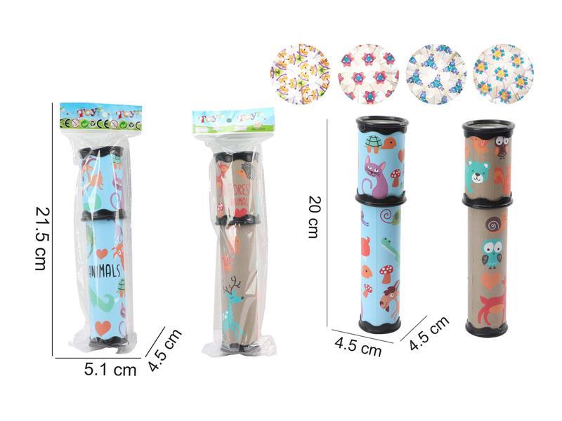 Animal Kaleidoscope With Double Glass Lenses