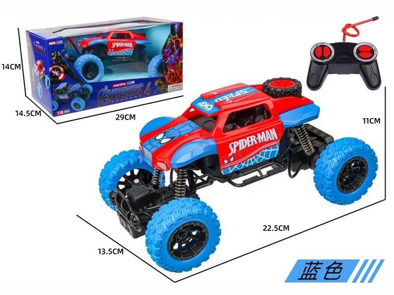 1:18 Spider-Man 4-Channel Remote Control Climbing Car(Not Included Batteries)