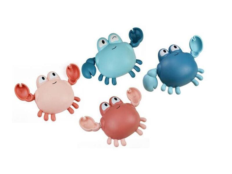 Little Crabs Playing In The Water Are On The Chain