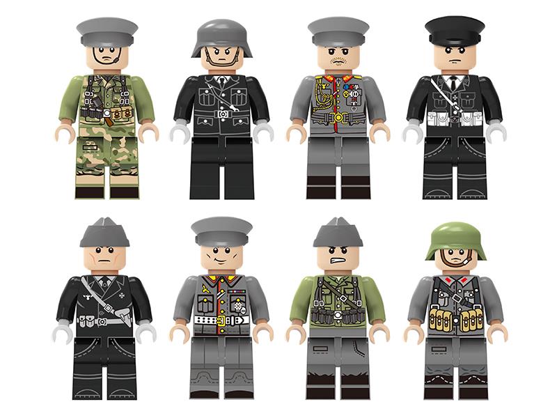 German Soldiers Building Blocks