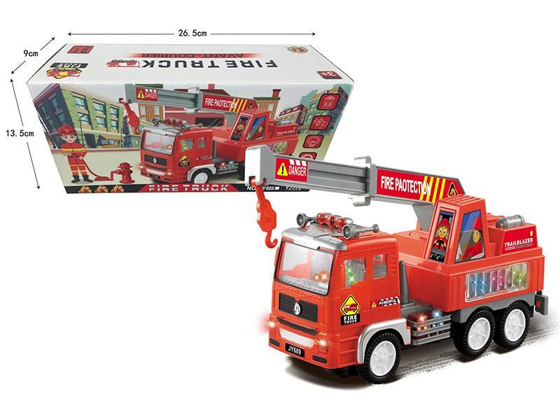 B/O Go And Bump Fire Control Crane With Light And Music