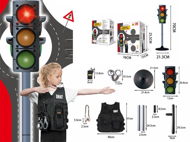 10PCS DIY Self Assembled Yi Traffic Light Set