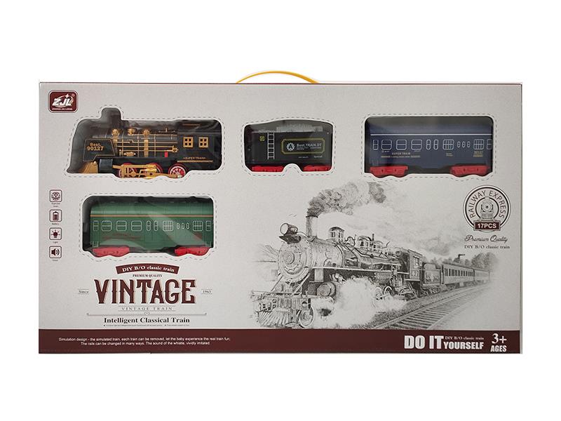 Retro Rail Train(Light + Sound)
