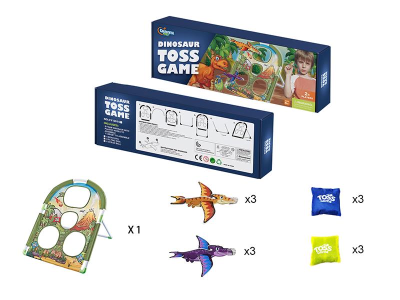 Sandbag Throwing Game - Dinosaur Theme