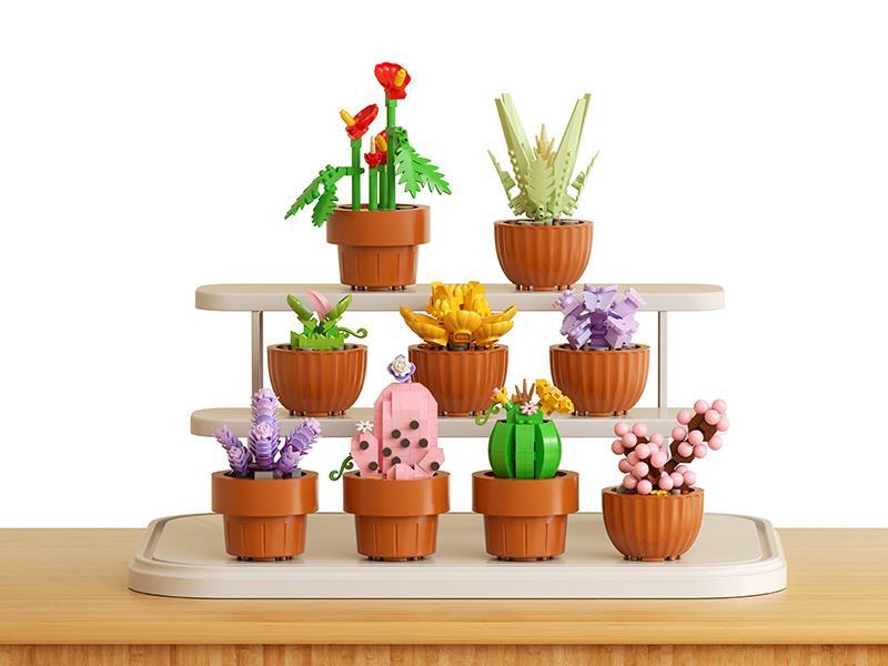 Potted Plant Building Blocks 850pcs
