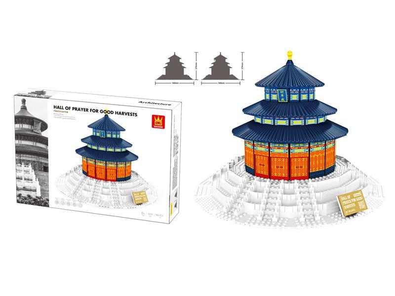 986PCS The Temple Of Heaven-China Building Blocks