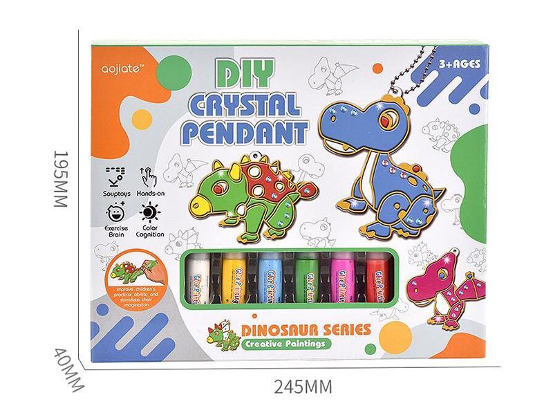 Dinosaur 3D Adhesive Painting