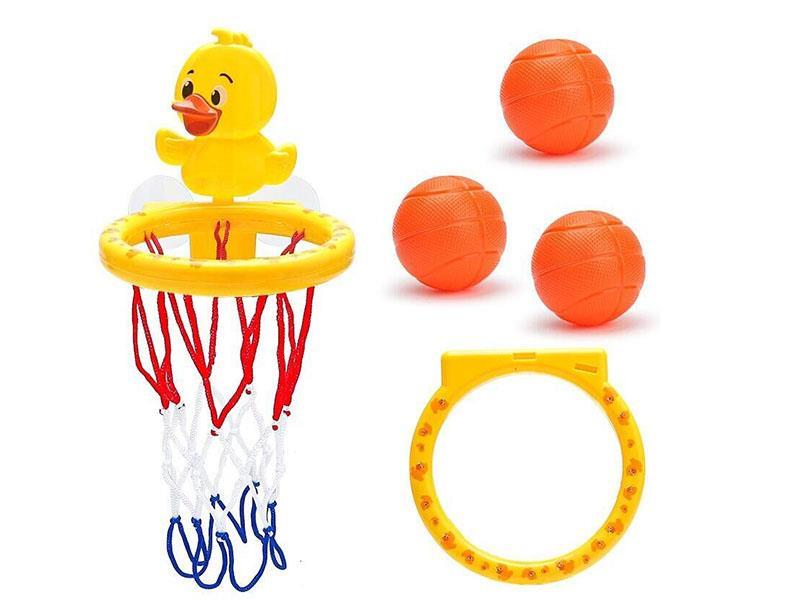 Bathroom Basketball Toys With 3 Balls