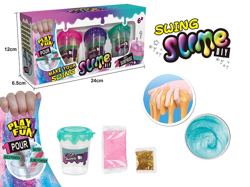 DIY Slime(Heat Sensitive Color Changing) 3PCS