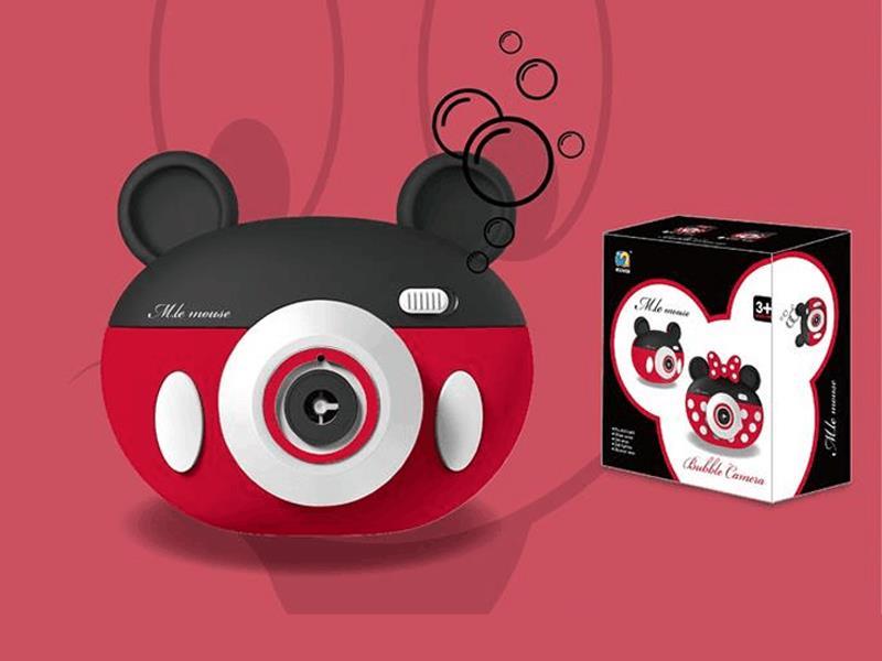 Mickey Camera Bubble Machine With Light And Music