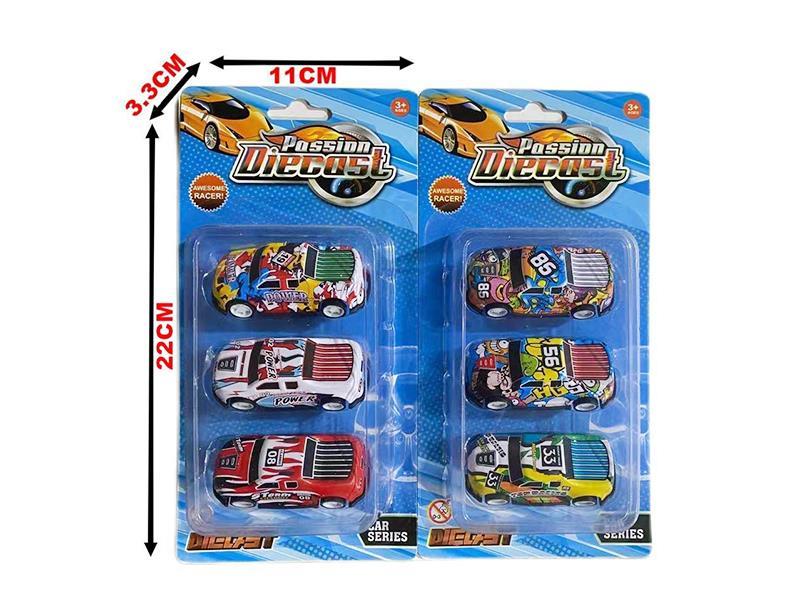 1:64 Pull Back Alloy Iron Car