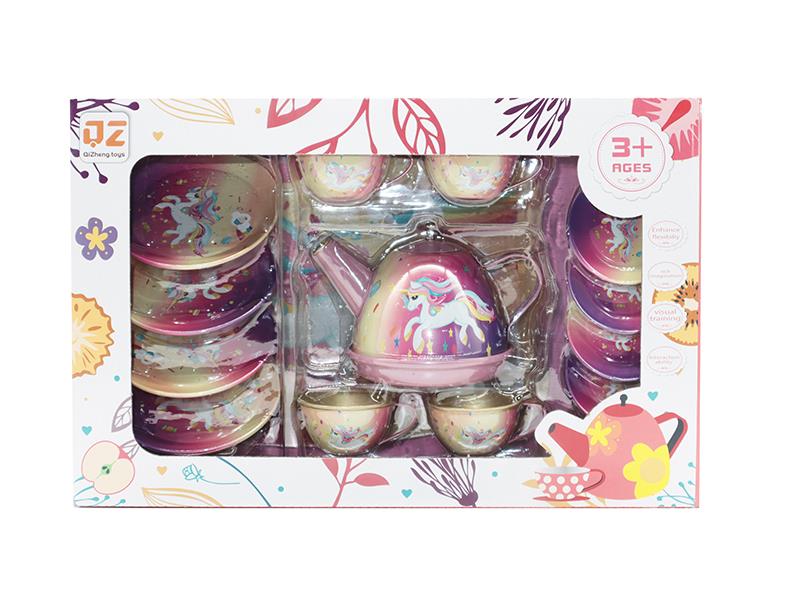 Tinplate Tea Set - Unicorn