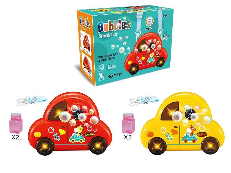 B/O Small Car Bubble Camera With Light And Music