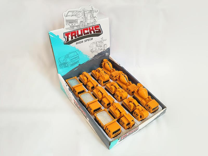 Pull Back Engineering Trucks 12PCS