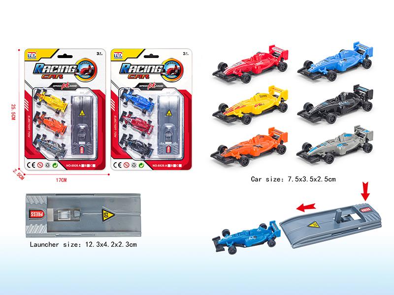 Free Wheel Racing Car With Launcher