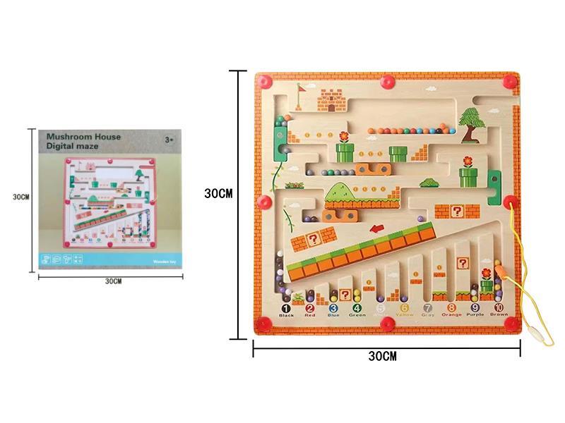 Mushroom House Digital Maze