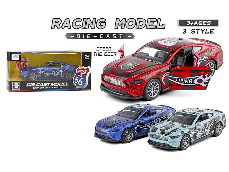 1:32 Mustang Pull Back Open The Door Alloy Car(1PS)